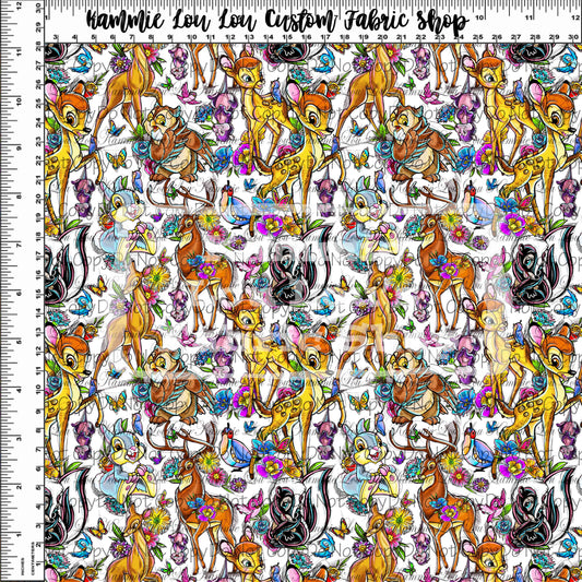 R89 Fawn of the Forest - Main - White - Tiny Scale