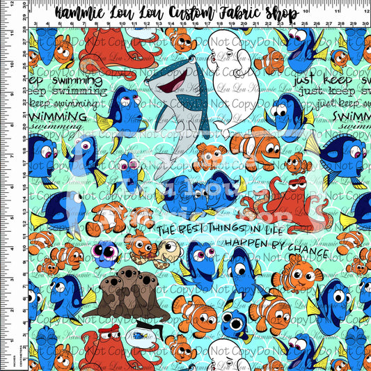 Keep Swimming - Main Design SCALES - Small Scale