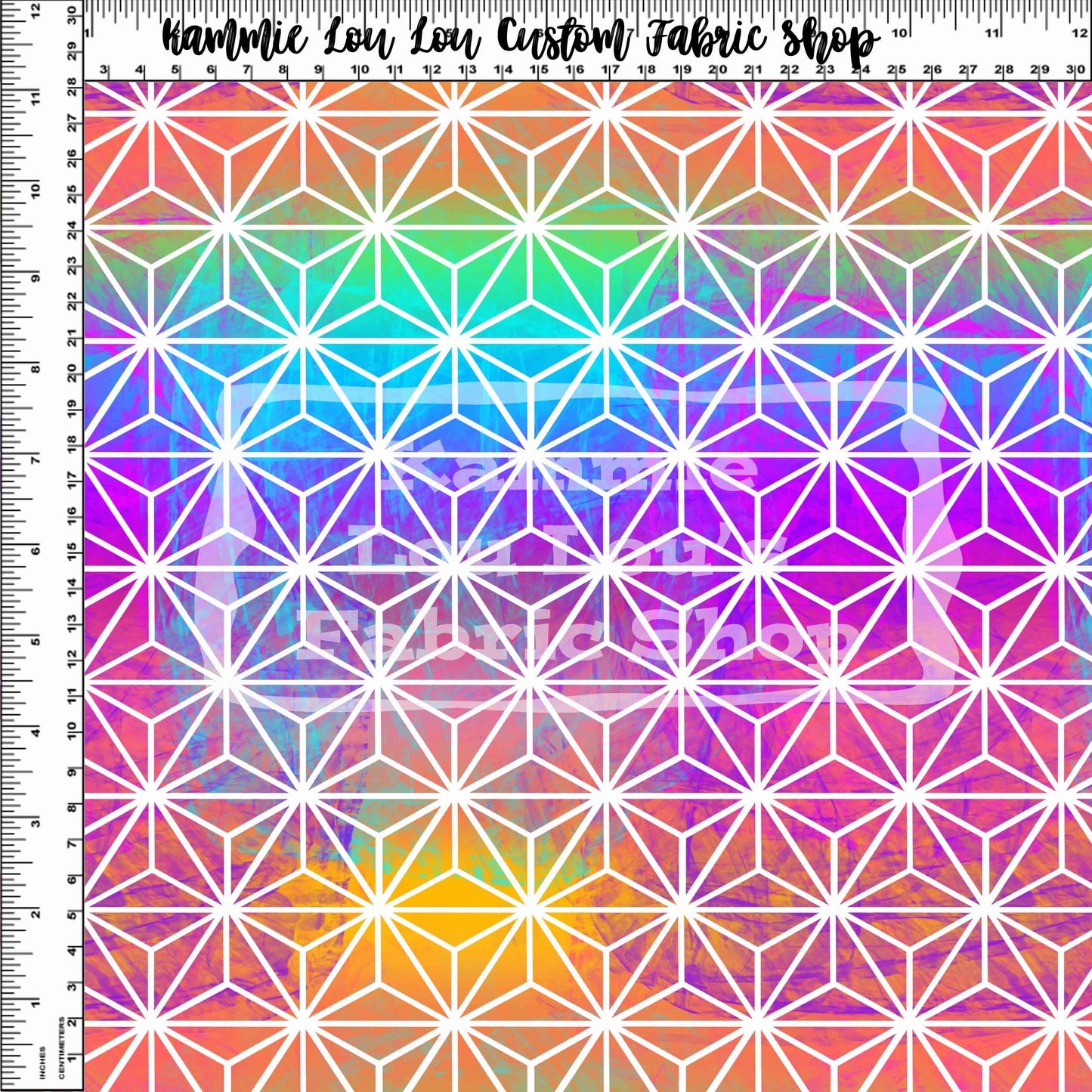 Around the World - Geometric Rainbow