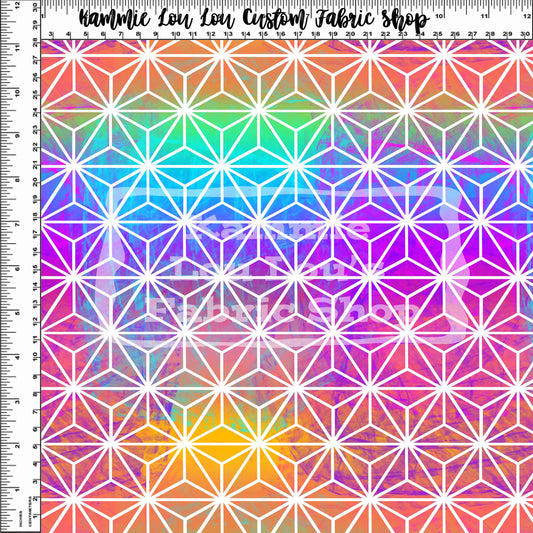 Around the World - Geometric Rainbow