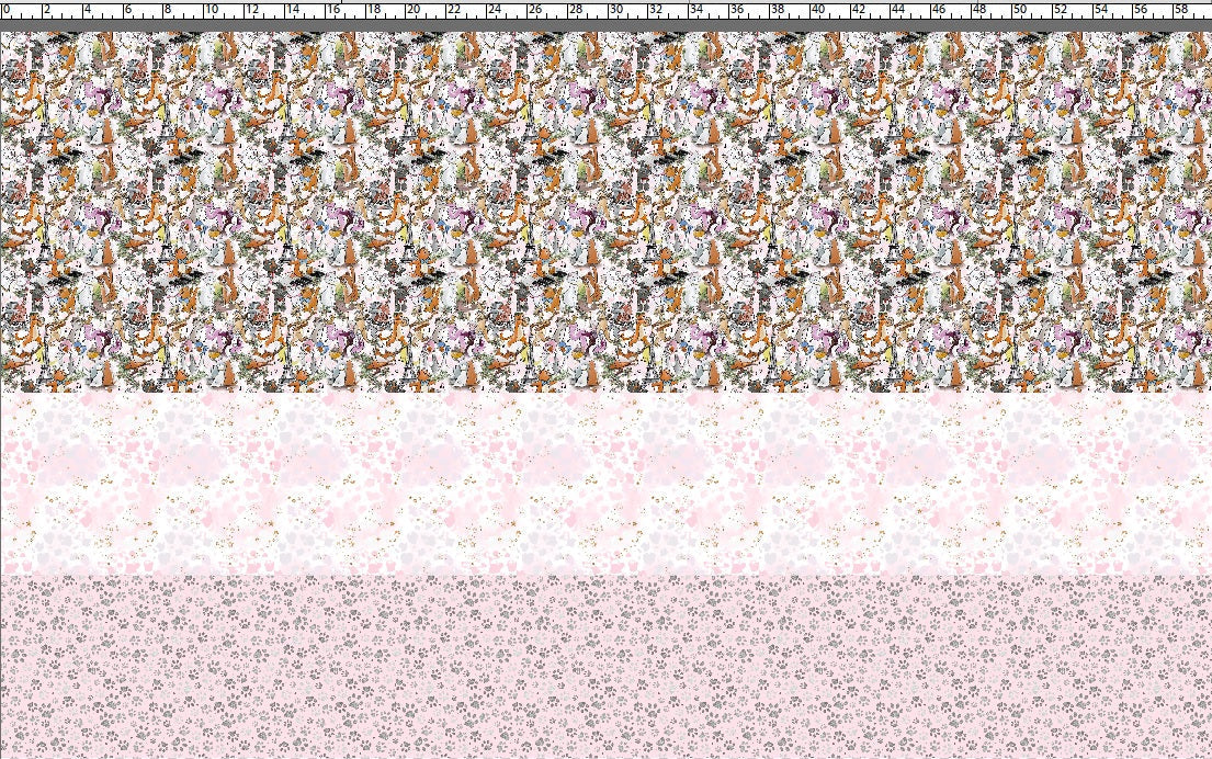 Cool Cats - Tiny Yard Rapport Panel 58W x 36H