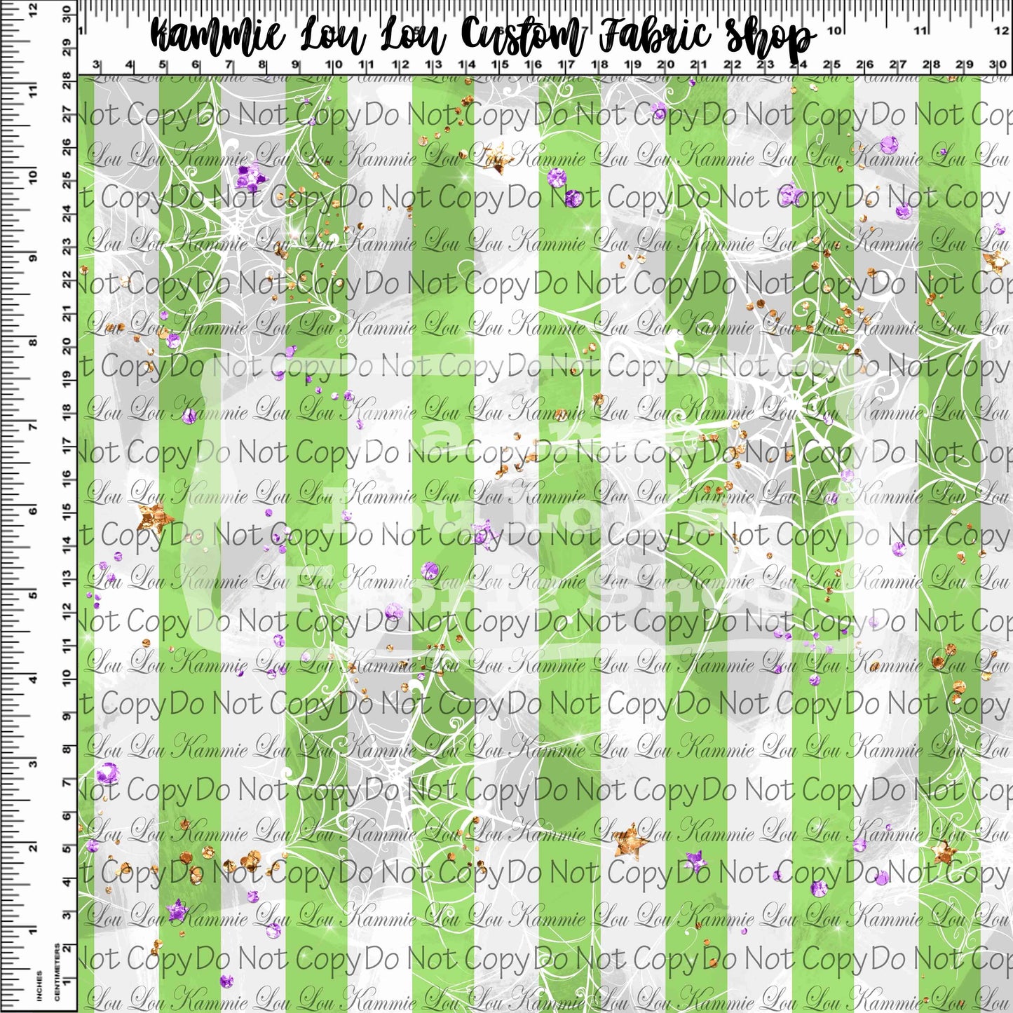 Spellbound Sisters - Lime Green Stripes