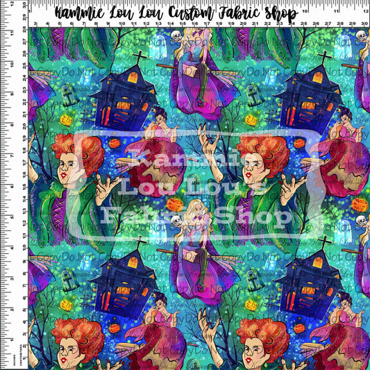 Spellbound Sisters - Toss Teal - Regular Scale