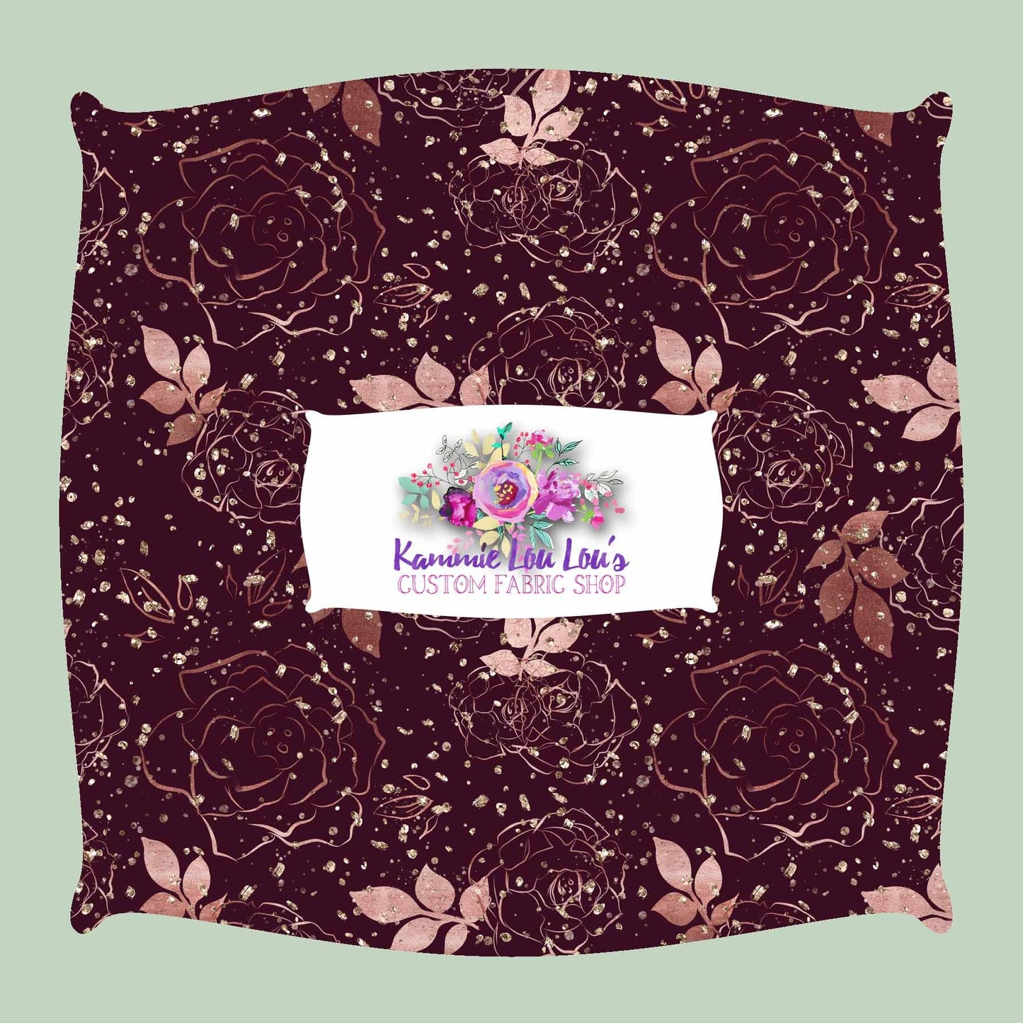 Fall Elegance - Maroon Leaves