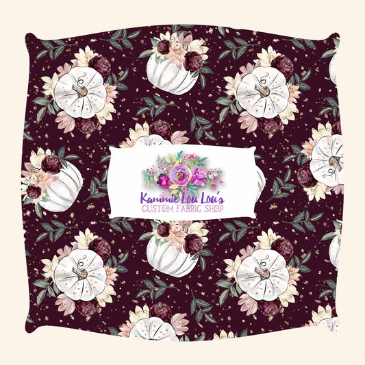 Fall Elegance - Pumpkin Bouquet Burgundy