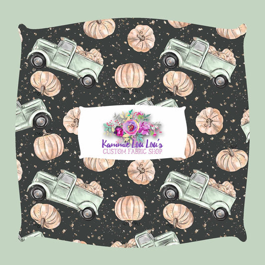 Fall Elegance - Truck o' Pumpkins