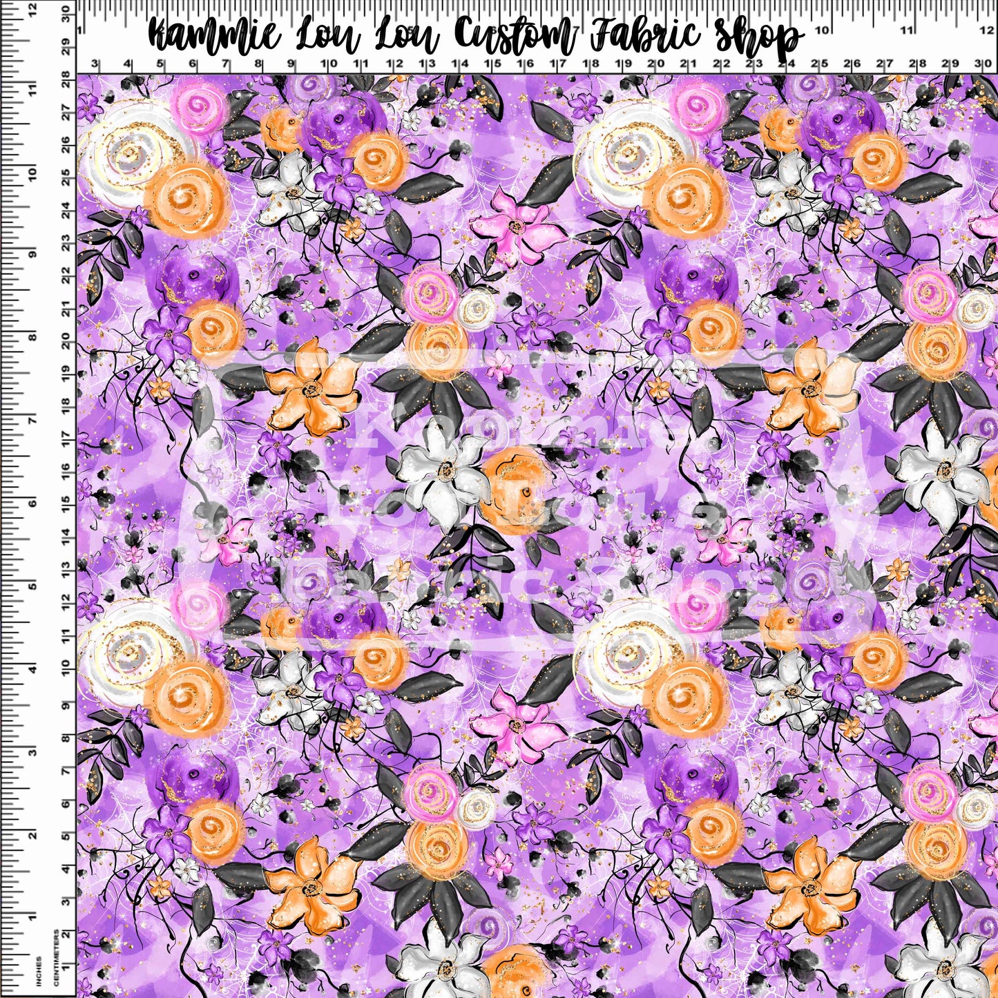Jack is Back - Purple Floral - Small Scale