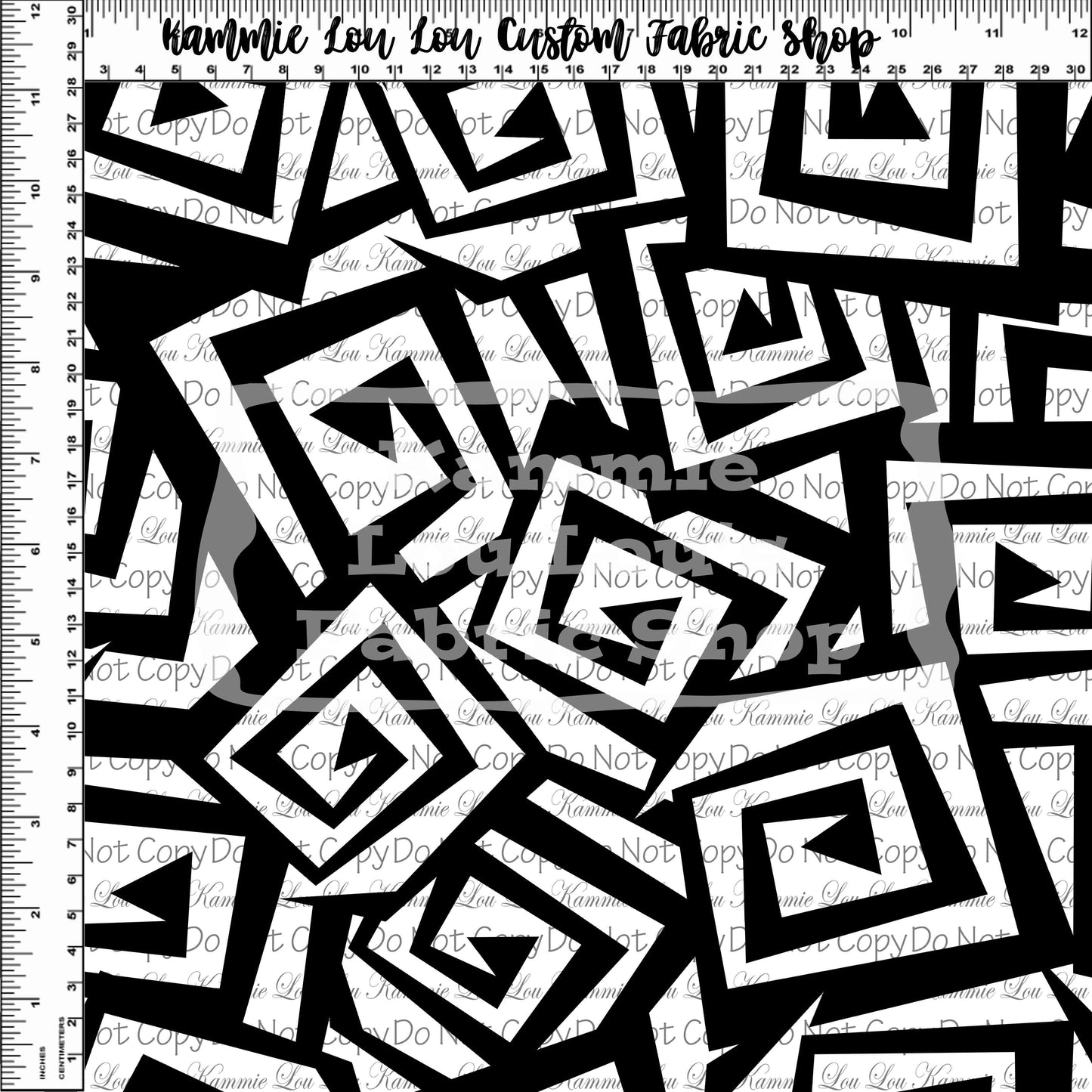 Twisted Icons - Psychedelic Squares - Regular Scale