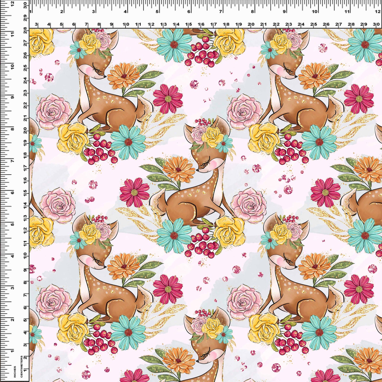 Autumn Friends - Floral Fawn