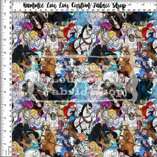 Just a Girl and Her Horse - Stacked - Tiny Scale