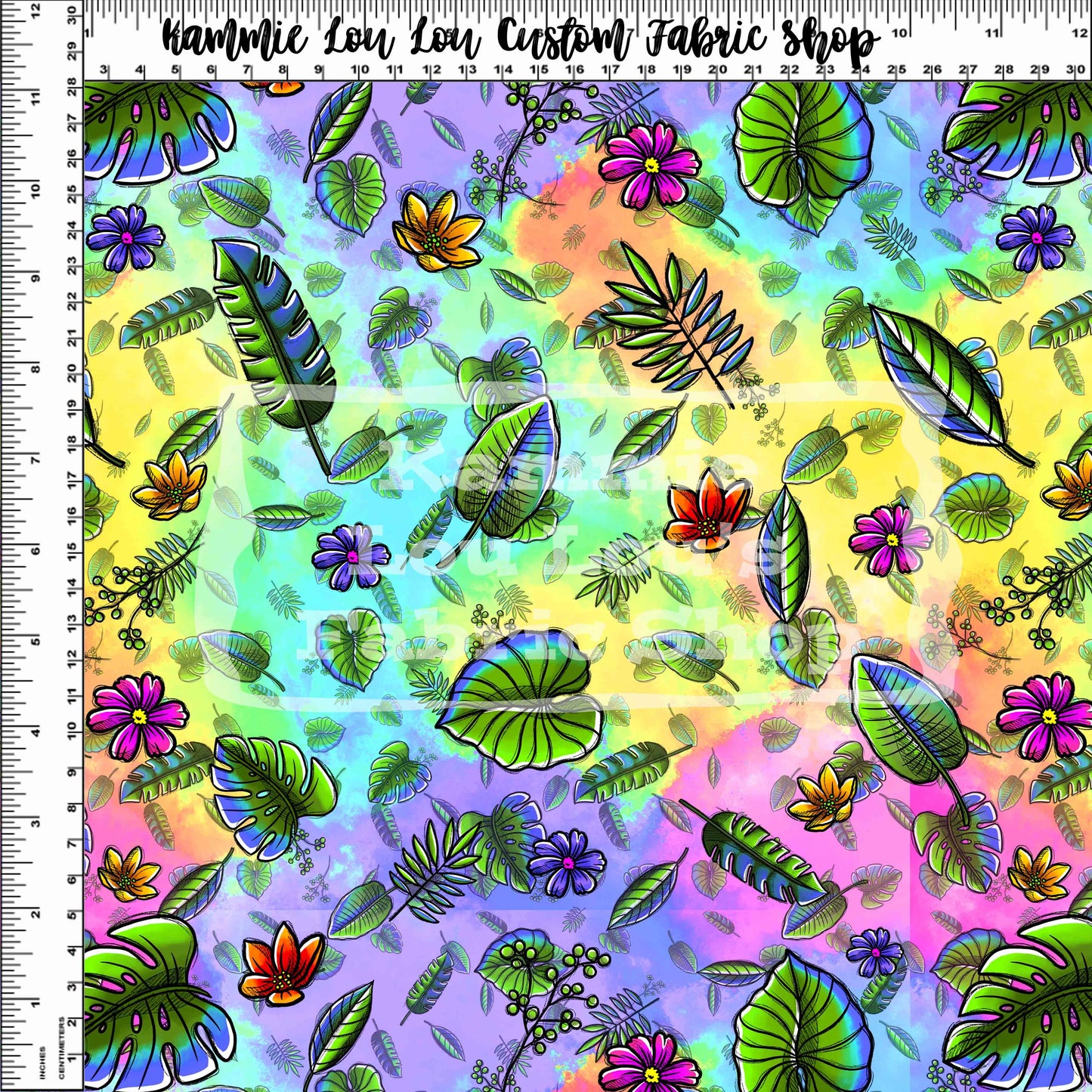 Life in the Jungle - Coordinate - Rainbow Leaves