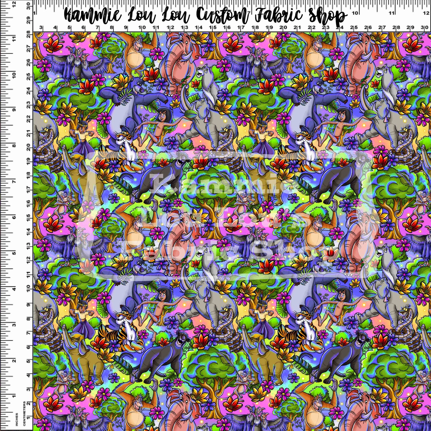 Life in the Jungle - Main Design - Stacked - Tiny Scale