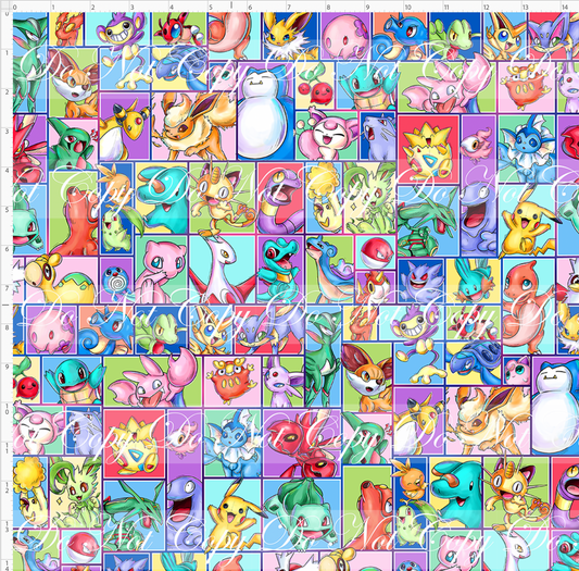 Rainbow Critters-characters squares-regular scale