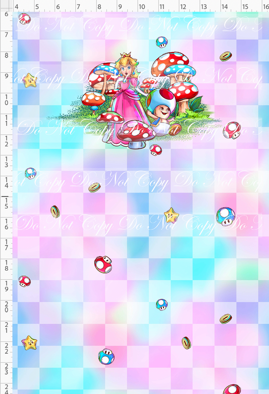 Rainbow Road Rush-panel-princess-checkered background-child