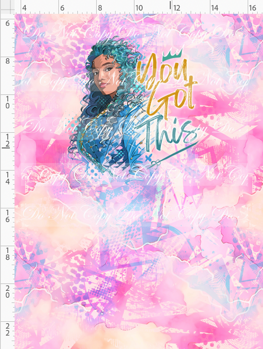 Rebel Royalty-Panel-You got this-Pink-child