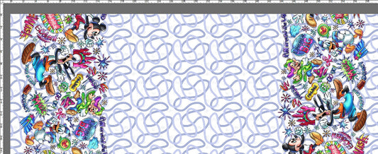 RunD - Run Around the Land - Double Border - Regular Scale - WHITE