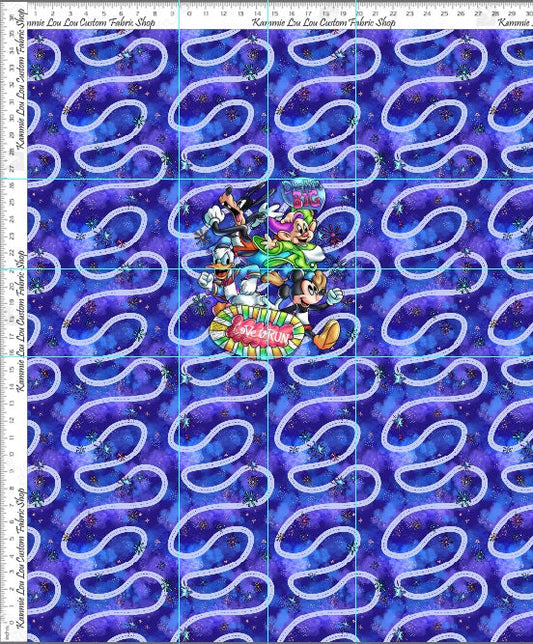 RunD - Run Around the Land - Panel - ADULT - BLUE