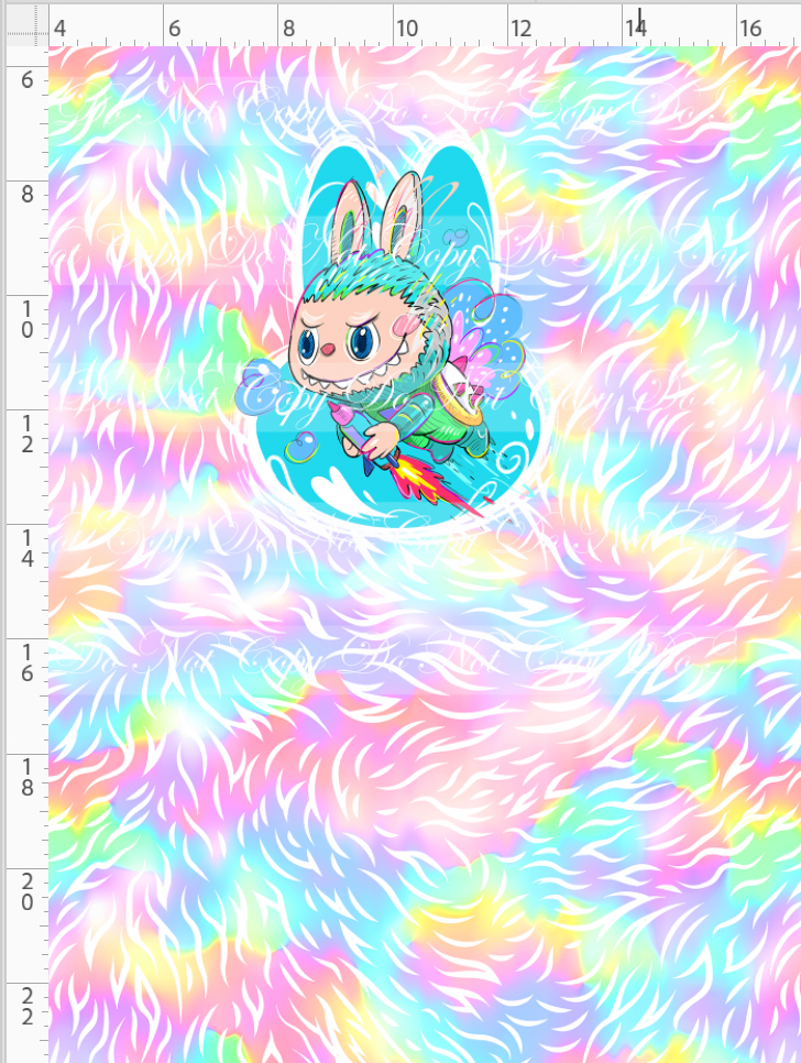 Snaggle Sprites - Panel - Rocket - Pastel - CHILD