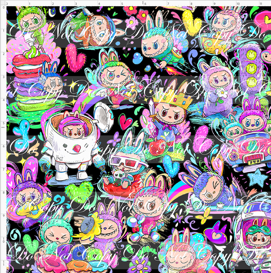 Snaggle Sprites - Main - Black - REGULAR SCALE