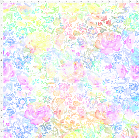 Curious Rabbit - Background - Rainbow