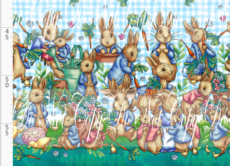 Curious Rabbit - Double Border