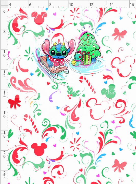Kawaii Christmas - Panel - Simple Coordinate - White - 626 - CHILD