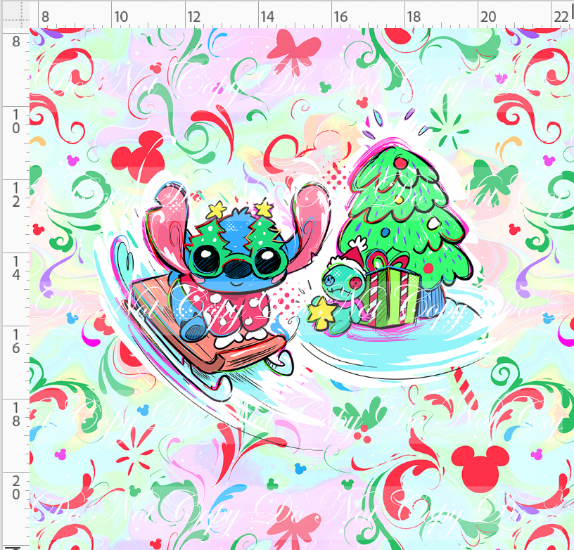 RETAIL LISTING: Kawaii Christmas - Panel - Simple Coordinate - Colorful - 626 - ADULT