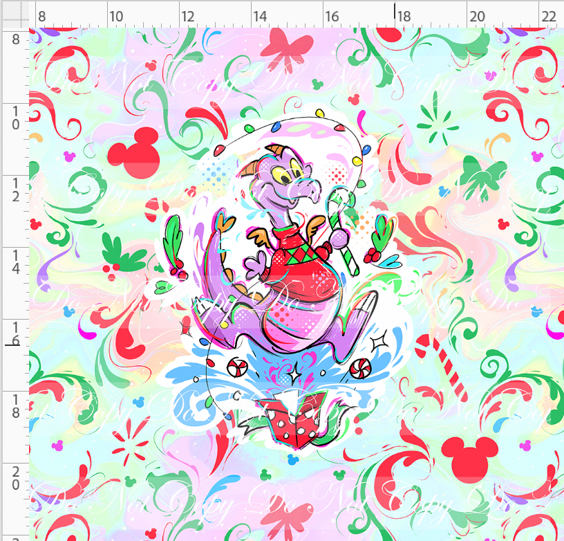 Kawaii Christmas - Panel - Simple Coordinate - Colorful - Fig - ADULT