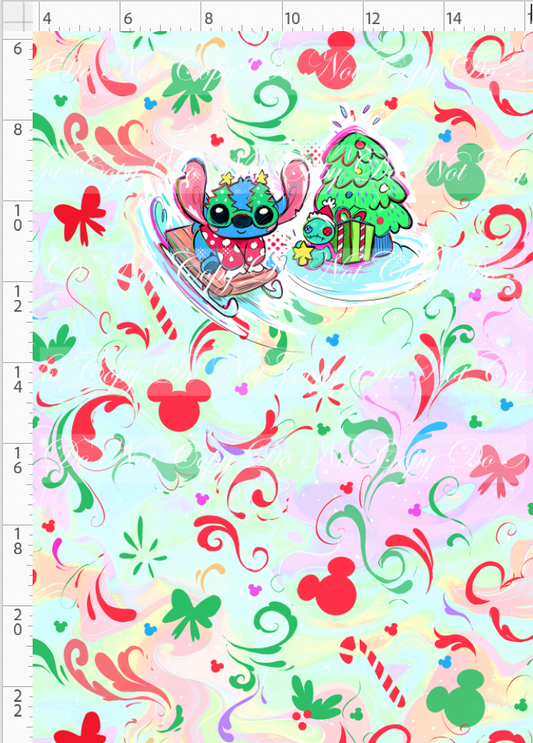 RETAIL LISTING: Kawaii Christmas  - Panel - Simple Coordinate - Colorful - 626 - CHILD