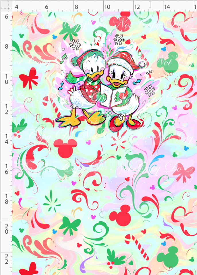 Kawaii Christmas - Panel - Simple Coordinate - Colorful - Ducks - CHILD