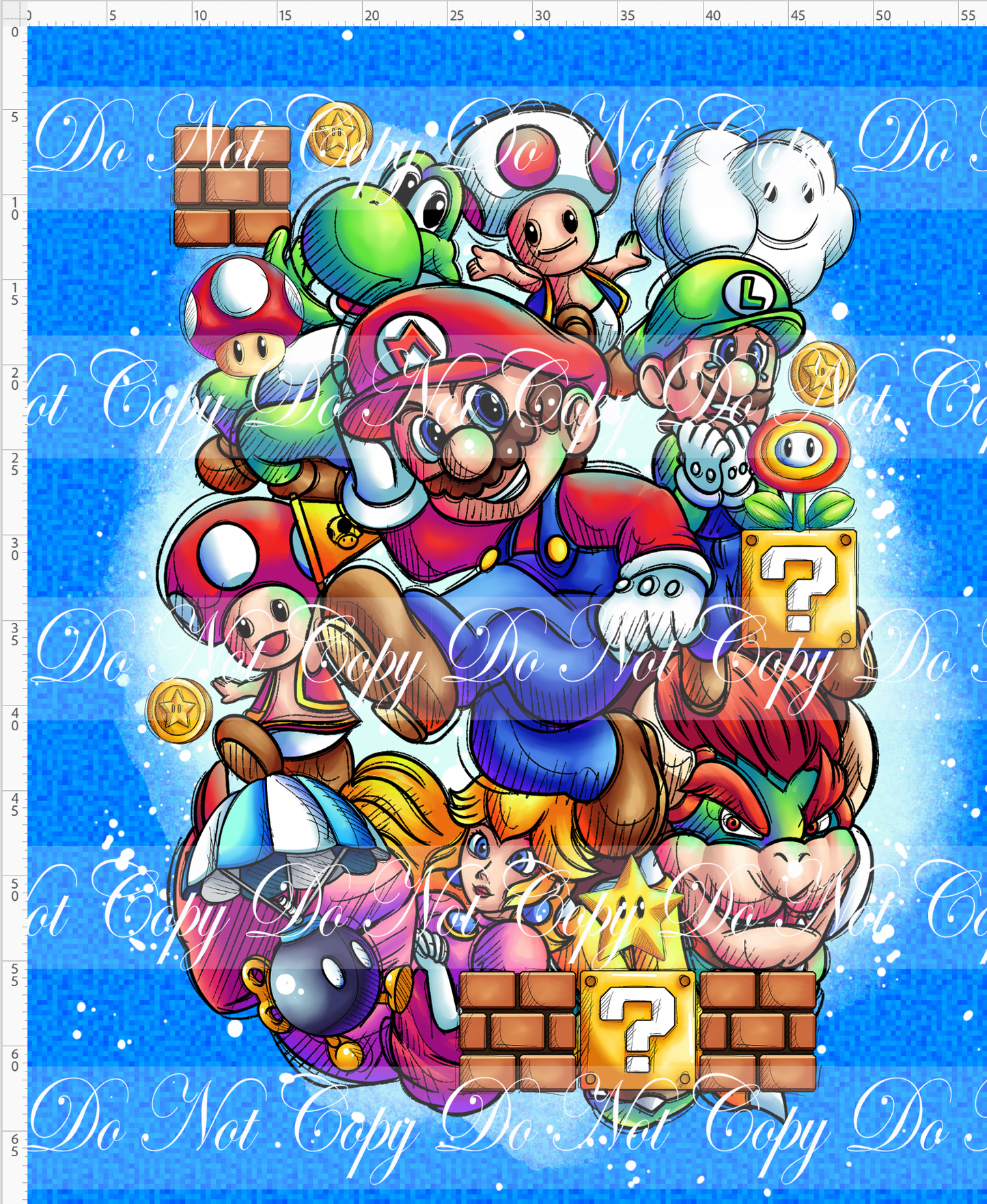 Super Gamer - Full Size Blanket Panel 58W x 72H