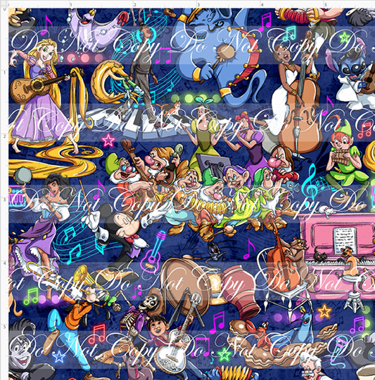 Magical Musicians - Main - Navy - SMALL SCALE