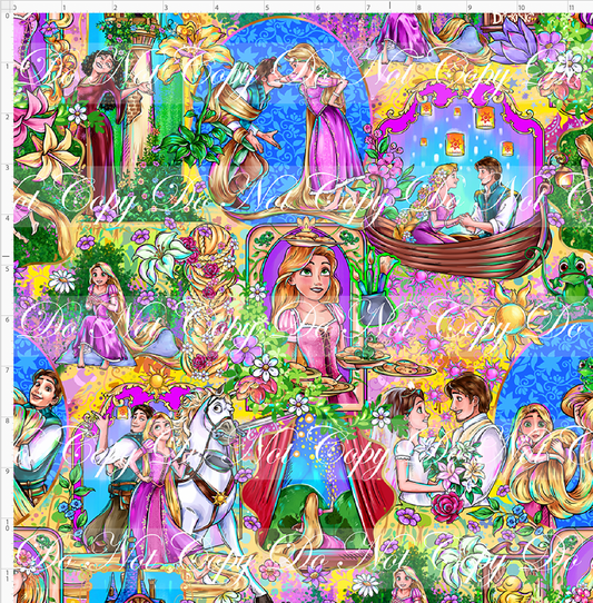 Golden Locks - Main Design #2 - Yellow - REGULAR SCALE