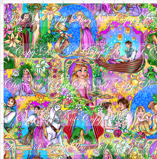 Golden Locks - Main Design #2 - Yellow - SMALL SCALE