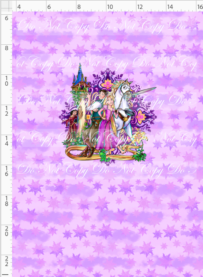 RETAIL LISTING:  Golden Locks - Panel - Scenic Tower - CHILD