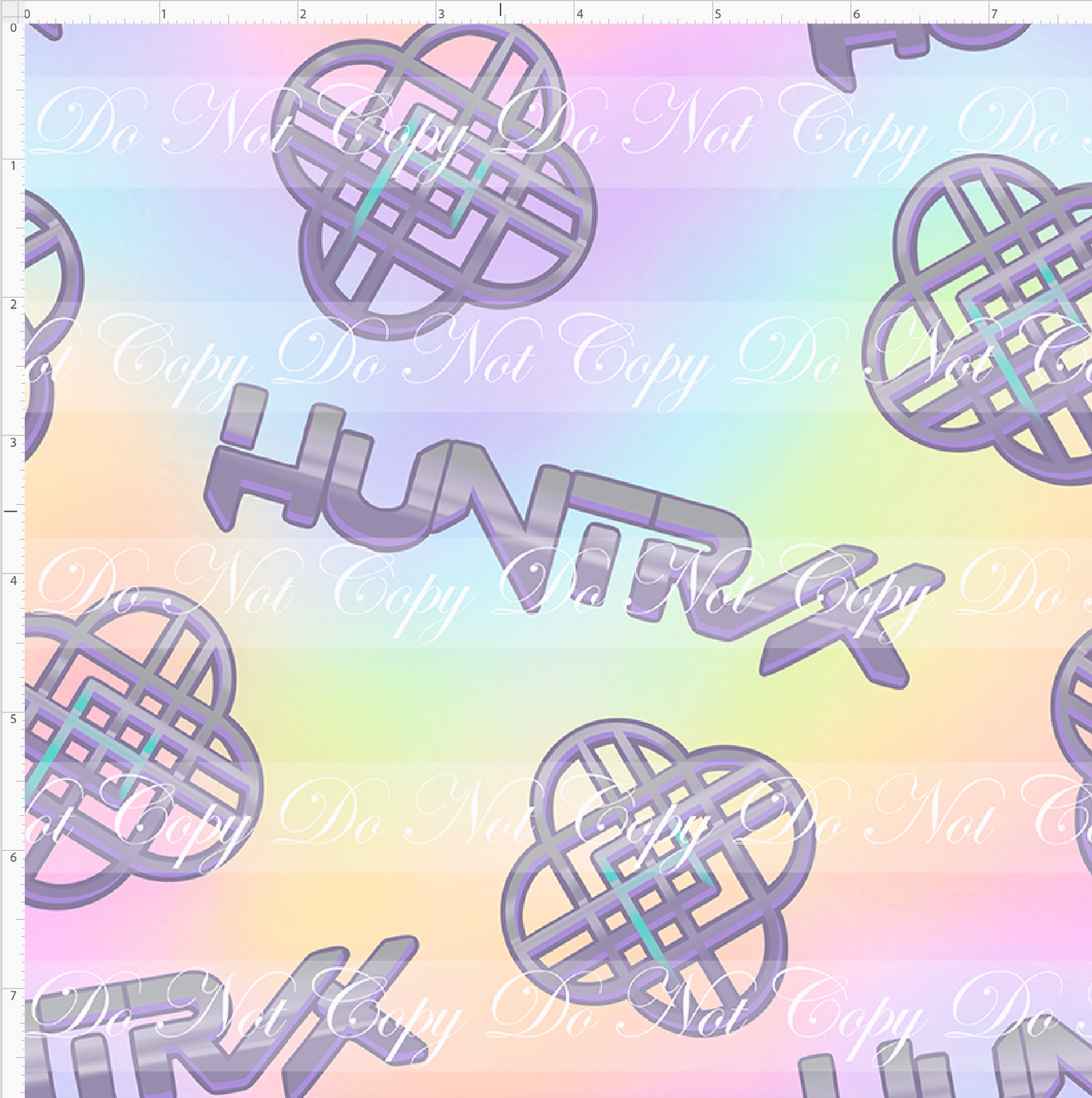 Demon Hunters - Symbols - Rainbow - SMALL SCALE