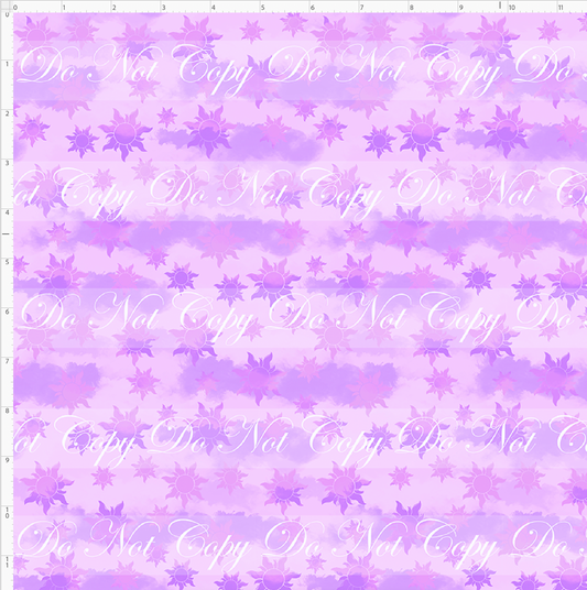 Golden Locks - Background - Cloudy Day - Light Purple