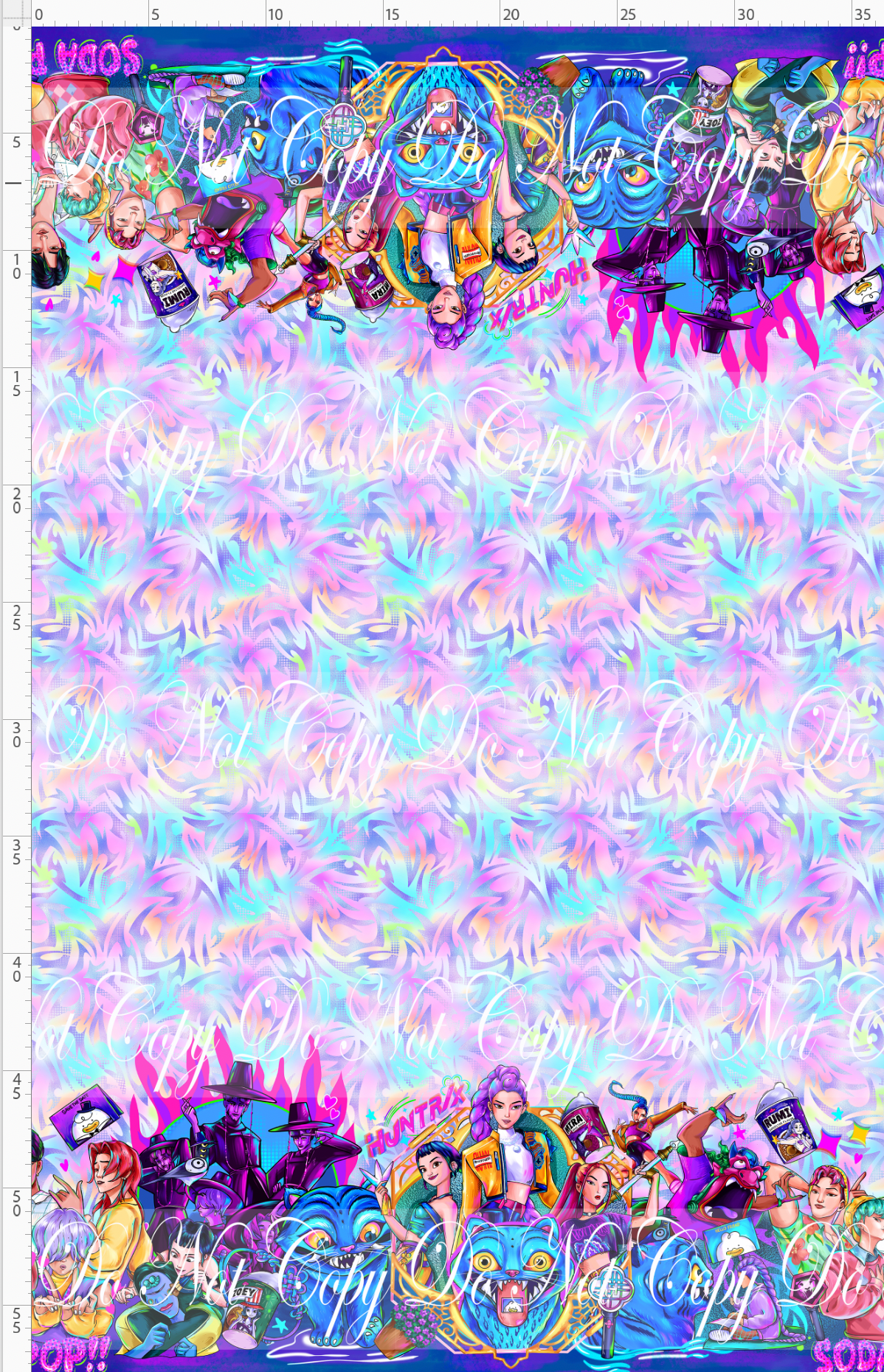 KPOP Huntrix - Double Border - Iridescent