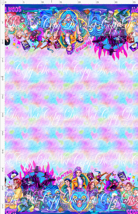 KPOP Huntrix - Double Border - Pastel