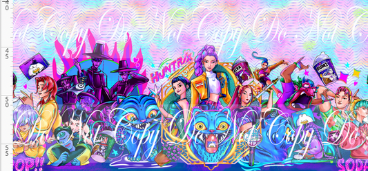 KPOP Huntrix - Double Border - Pastel