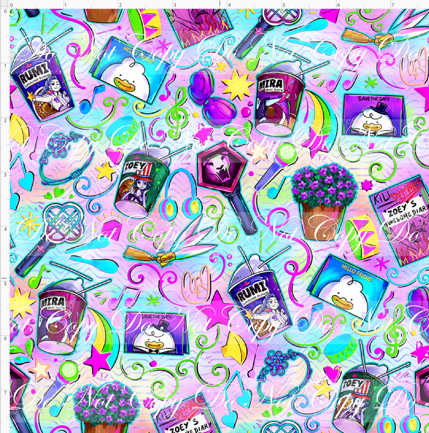 KPOP Huntrix - Elements - Pastel - SMALL SCALE