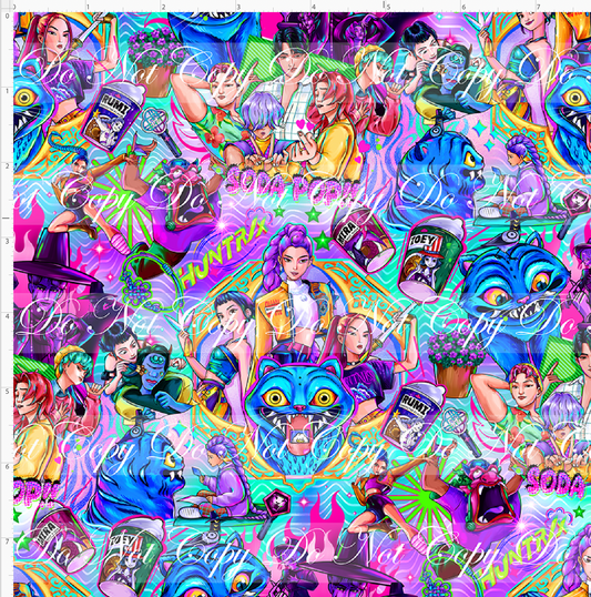KPOP Huntrix - Main - Purple Aqua - SMALL SCALE