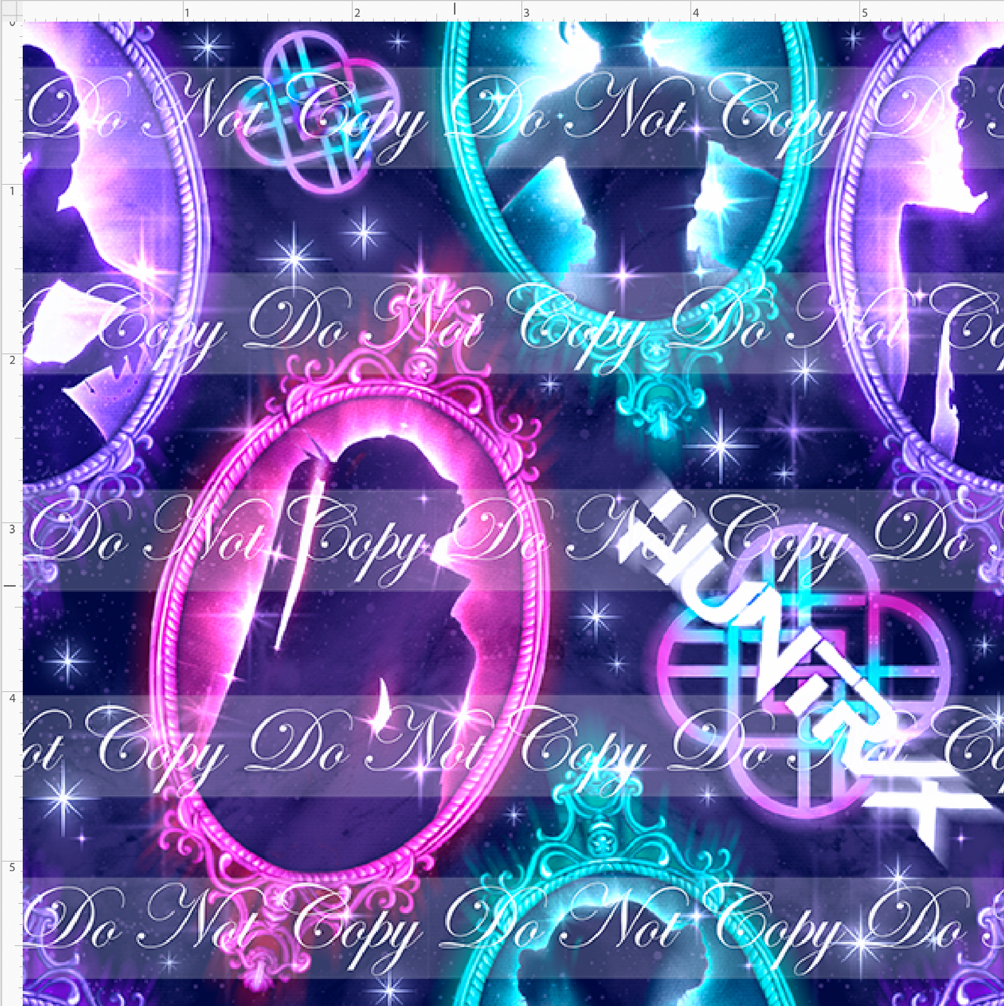 Huntrix Silhouettes - Main - Navy - REGULAR SCALE