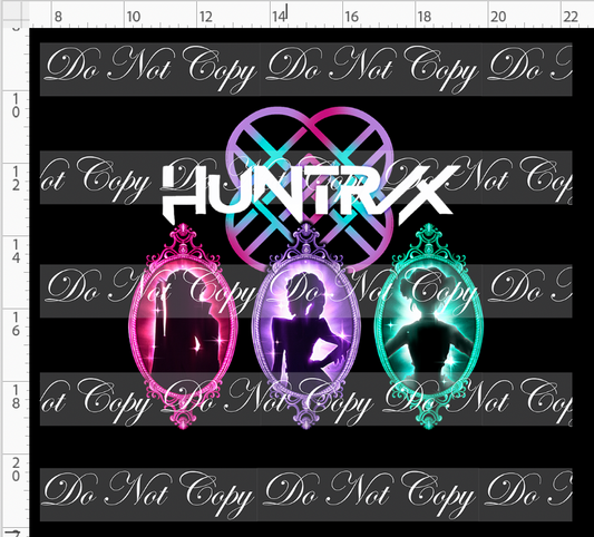 RETAIL LISTING: Huntrix Silhouettes - Panel - ADULT - Black