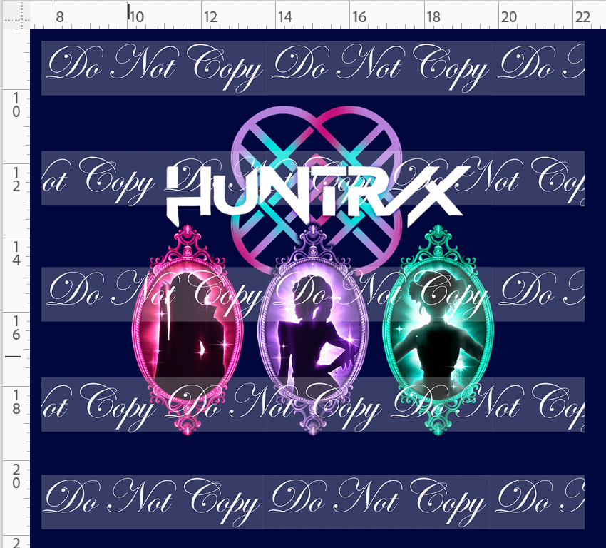 RETAIL LISTING: Huntrix Silhouettes - Panel - ADULT - Navy
