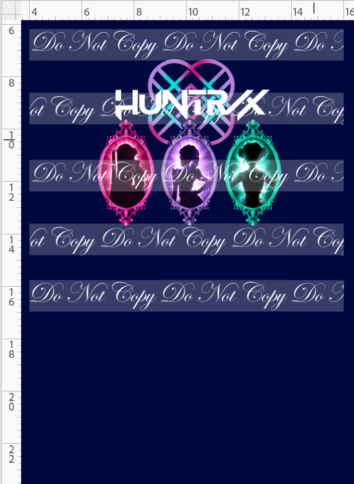 RETAIL LISTING: Huntrix Silhouettes - Panel - CHILD - Navy