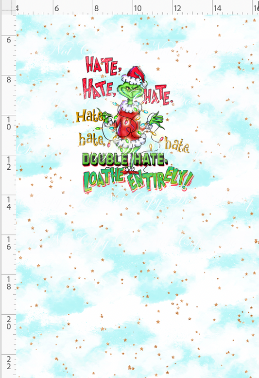 RETAIL LISTING: Crumpit & Co - Panel - Light Blue - hate hate hate - CHILD