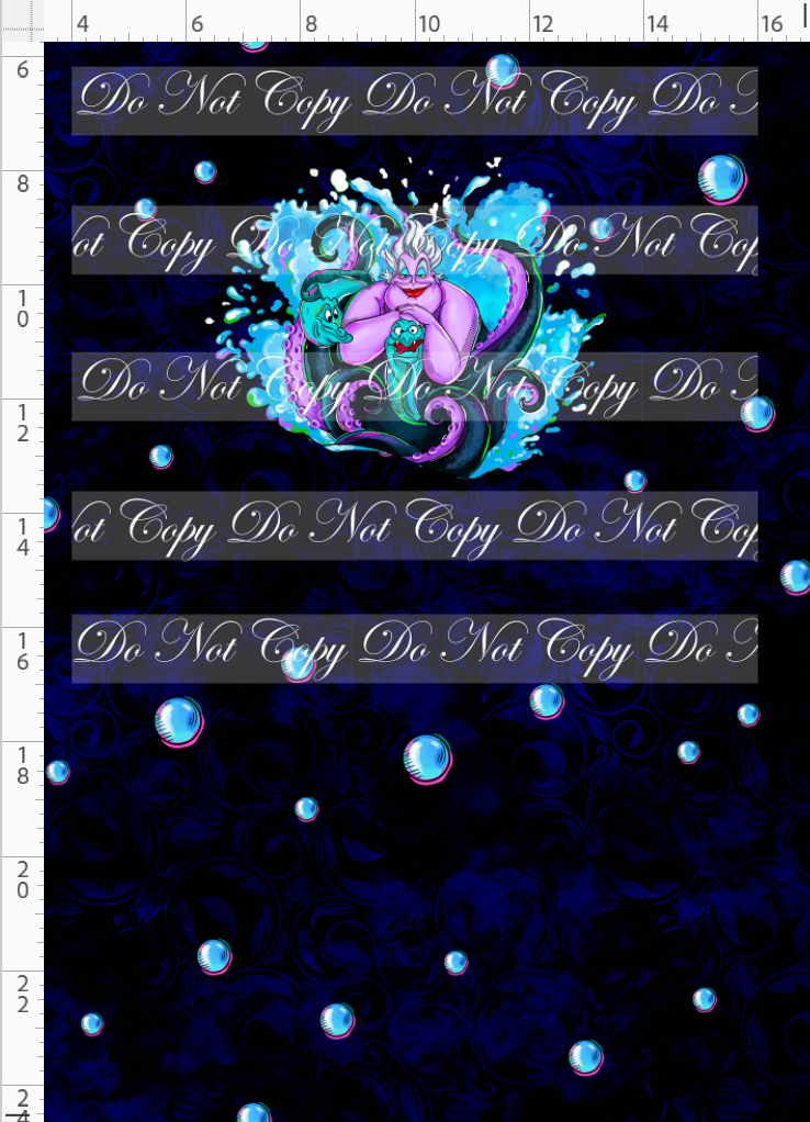 Sea Witch OSP - witch and pets - panel - child