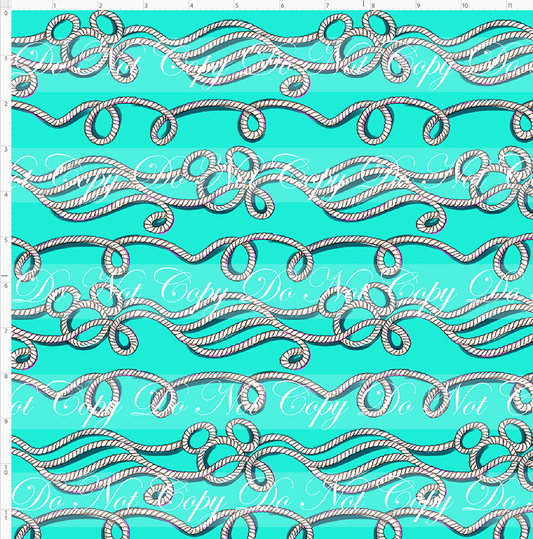 Set Sail - Ropes - Aqua - regular scale