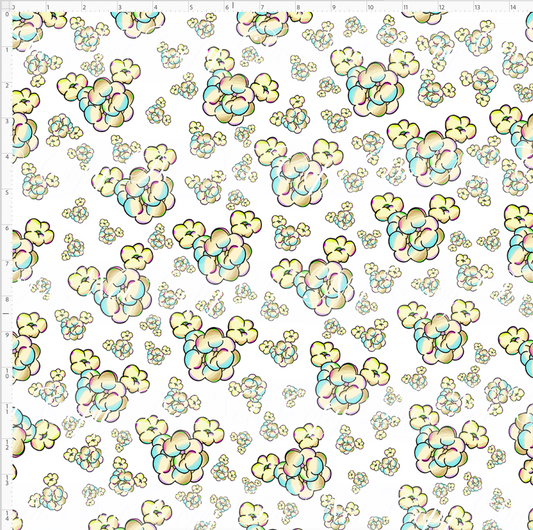 Snack Time Magic - Popcorn Heads - White - No confetti - Regular Scale
